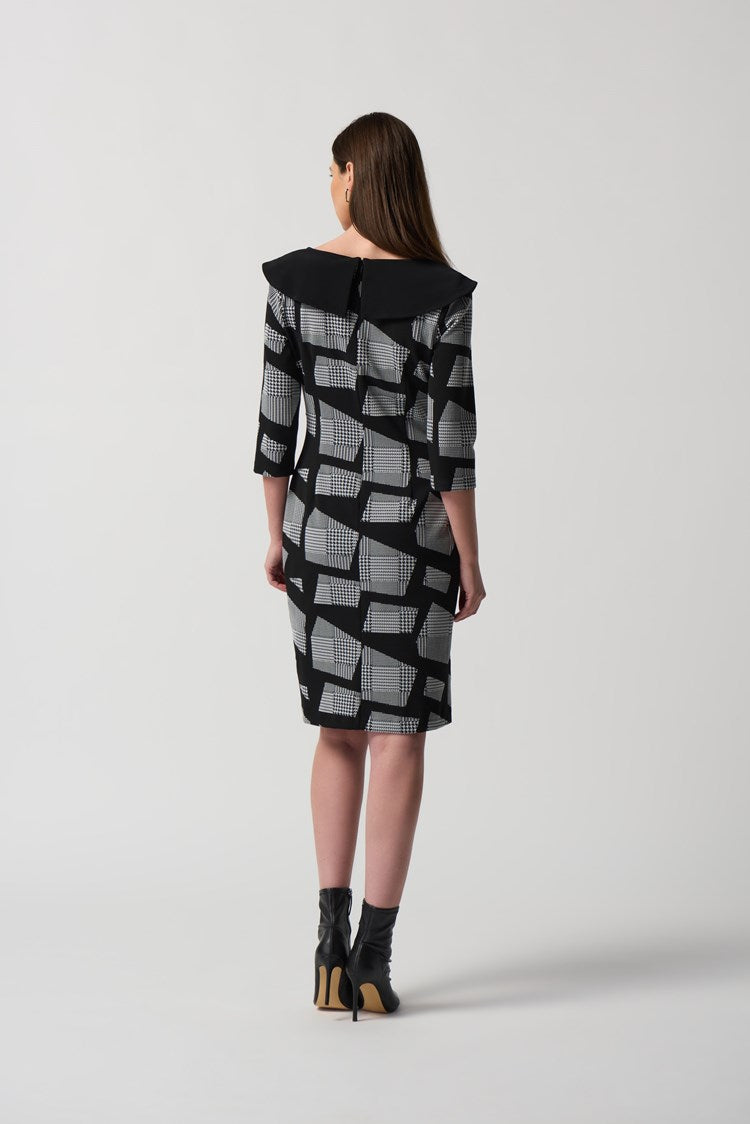 Joseph Ribkoff - Houndstooth Sheath Dress (233295)