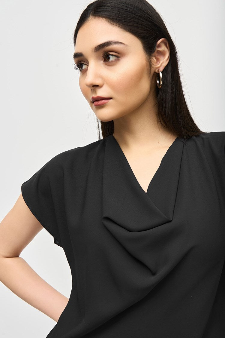 Joseph Ribkoff - Georgette Fit and Flare Layered Top (242027)