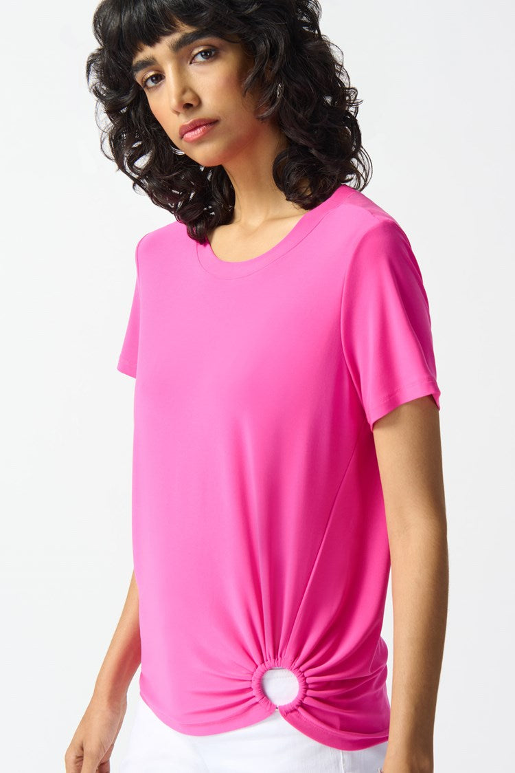 Joseph Ribkoff - Silky Knit Front Drape Top (242199)