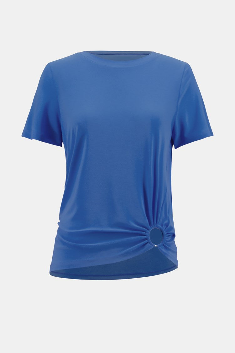 Joseph Ribkoff - Silky Knit Front Drape Top (242199)