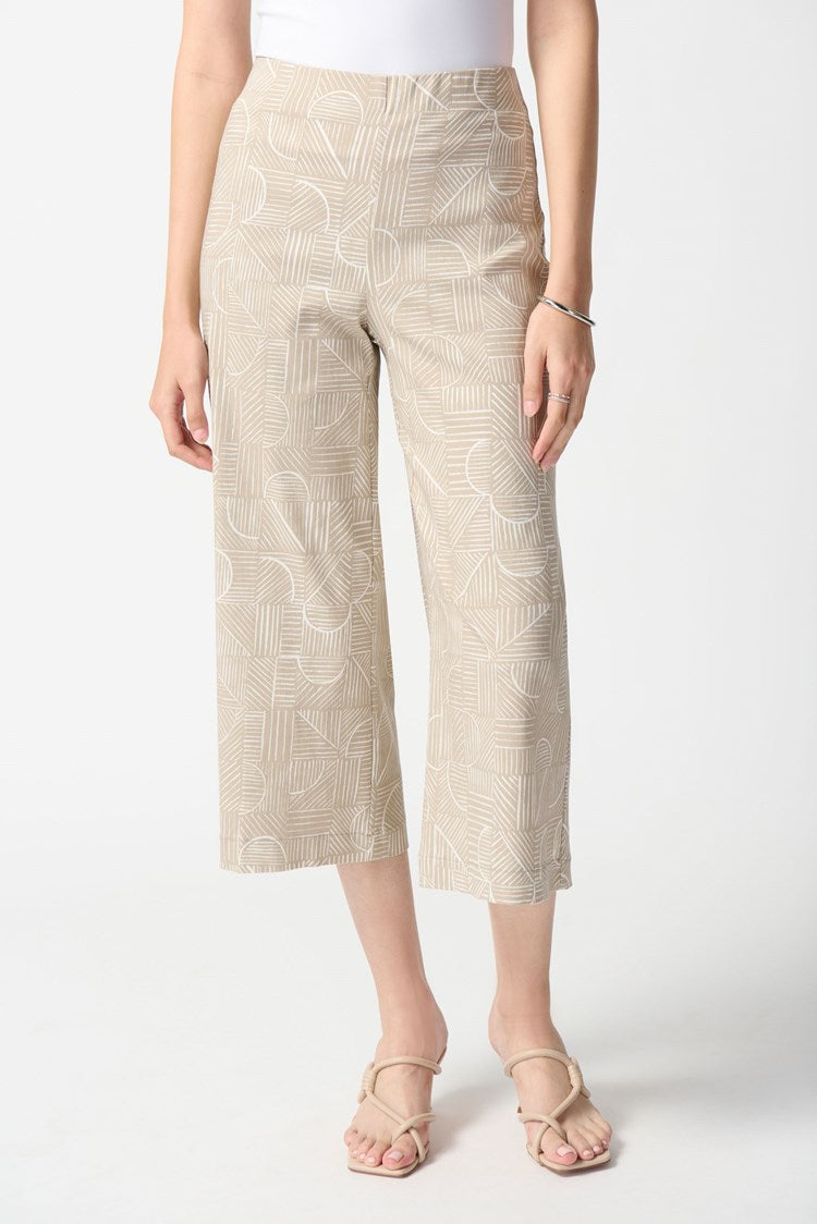 Joseph Ribkoff - Millennium Geometric Print Pull-On Culotte Pants (242220)