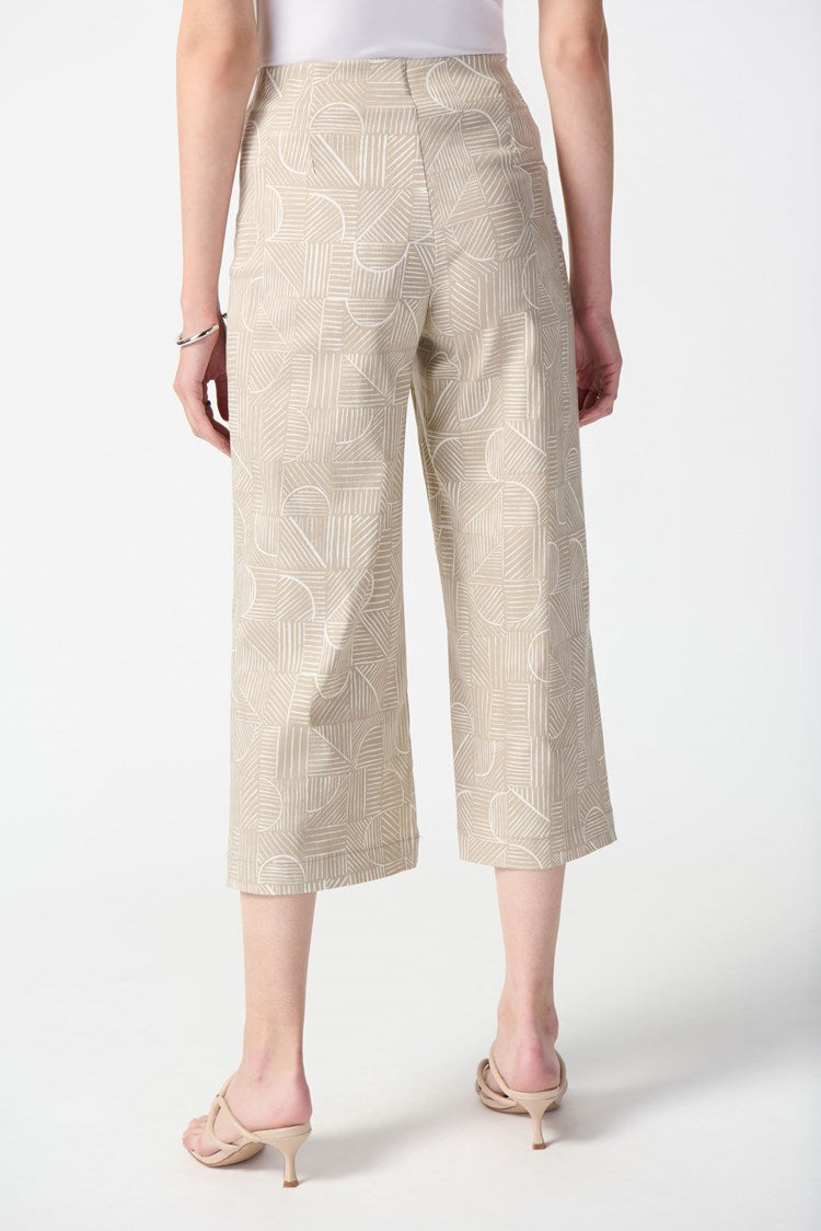 Joseph Ribkoff - Millennium Geometric Print Pull-On Culotte Pants (242220)