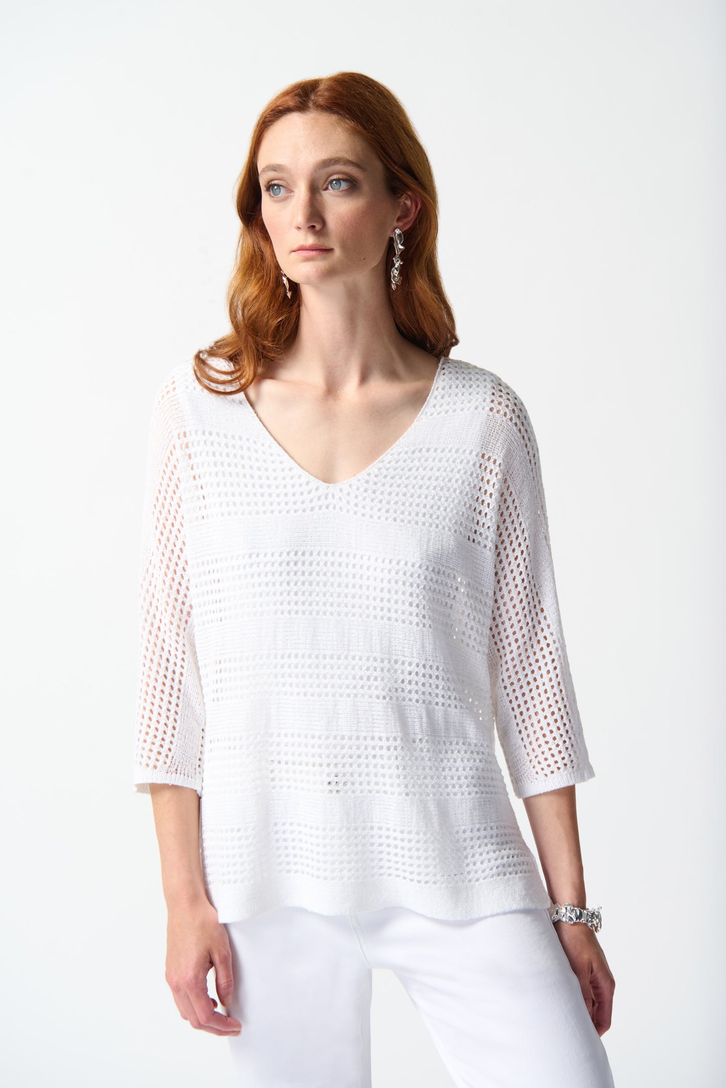 Joseph Ribkoff - Open Stitch Pullover Sweater (242903)