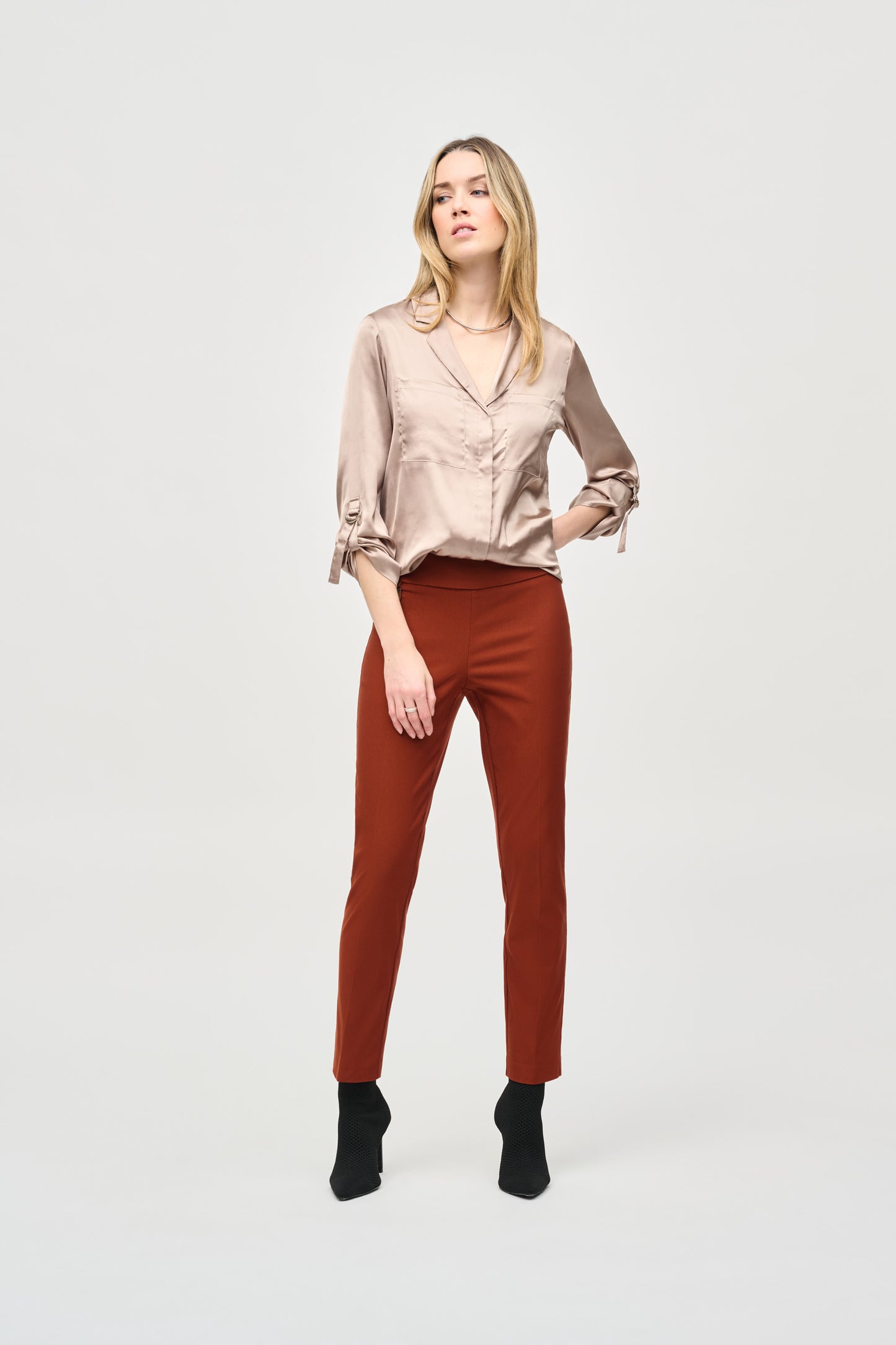Joseph Ribkoff - Satin Button-Down Blouse (243919)