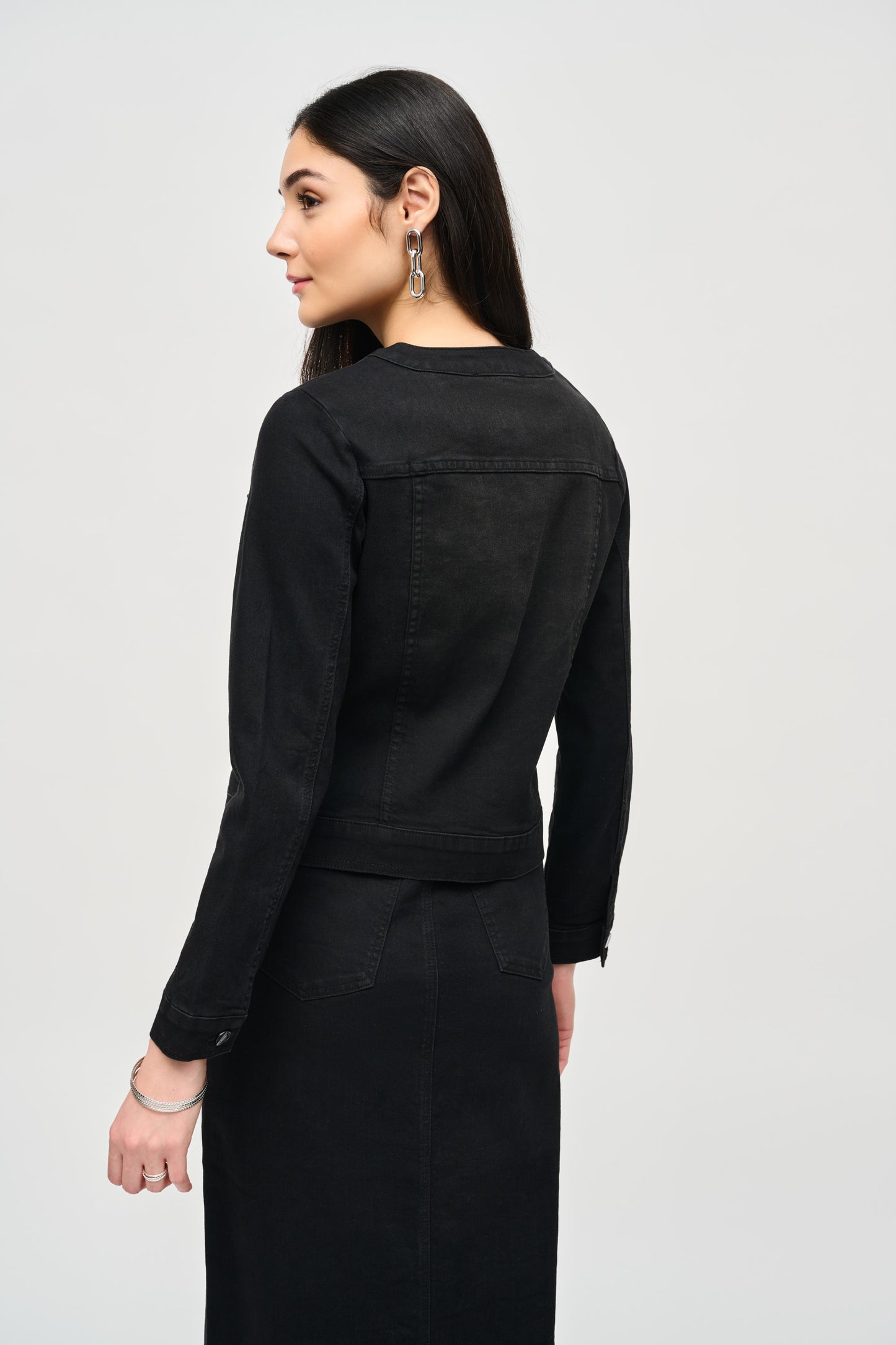 Joseph Ribkoff - Fitted Denim Jacket (243935)