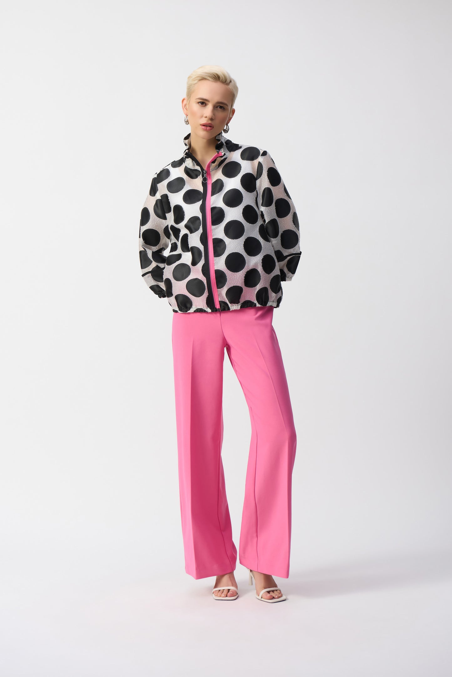 Joseph Ribkoff - Jacquard Dot Boxy Jacket 251123