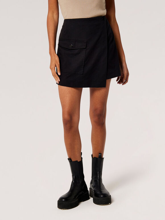 Apricot - Cotton Twill Cargo Skort (826327)