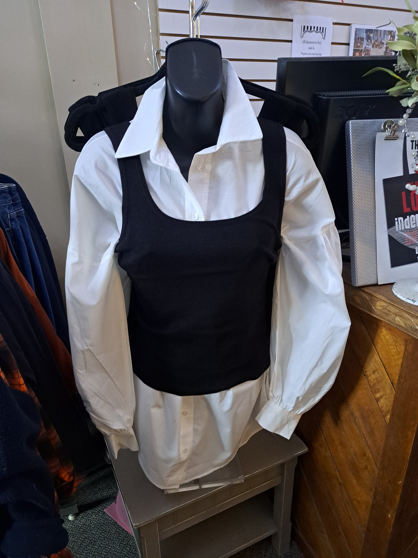 Knitted Vest - Apricot