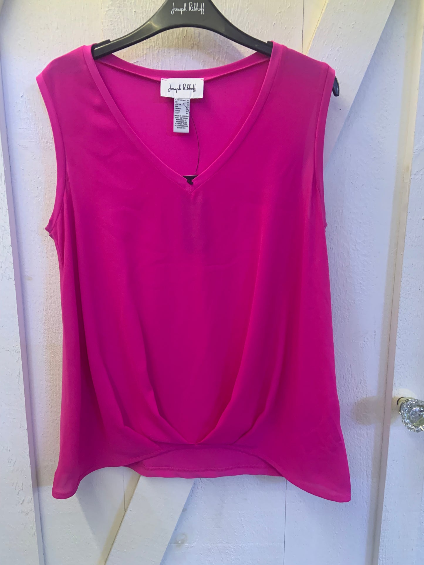 Joseph Ribkoff Silky Knit Georgette Sleeveless Top - 241133