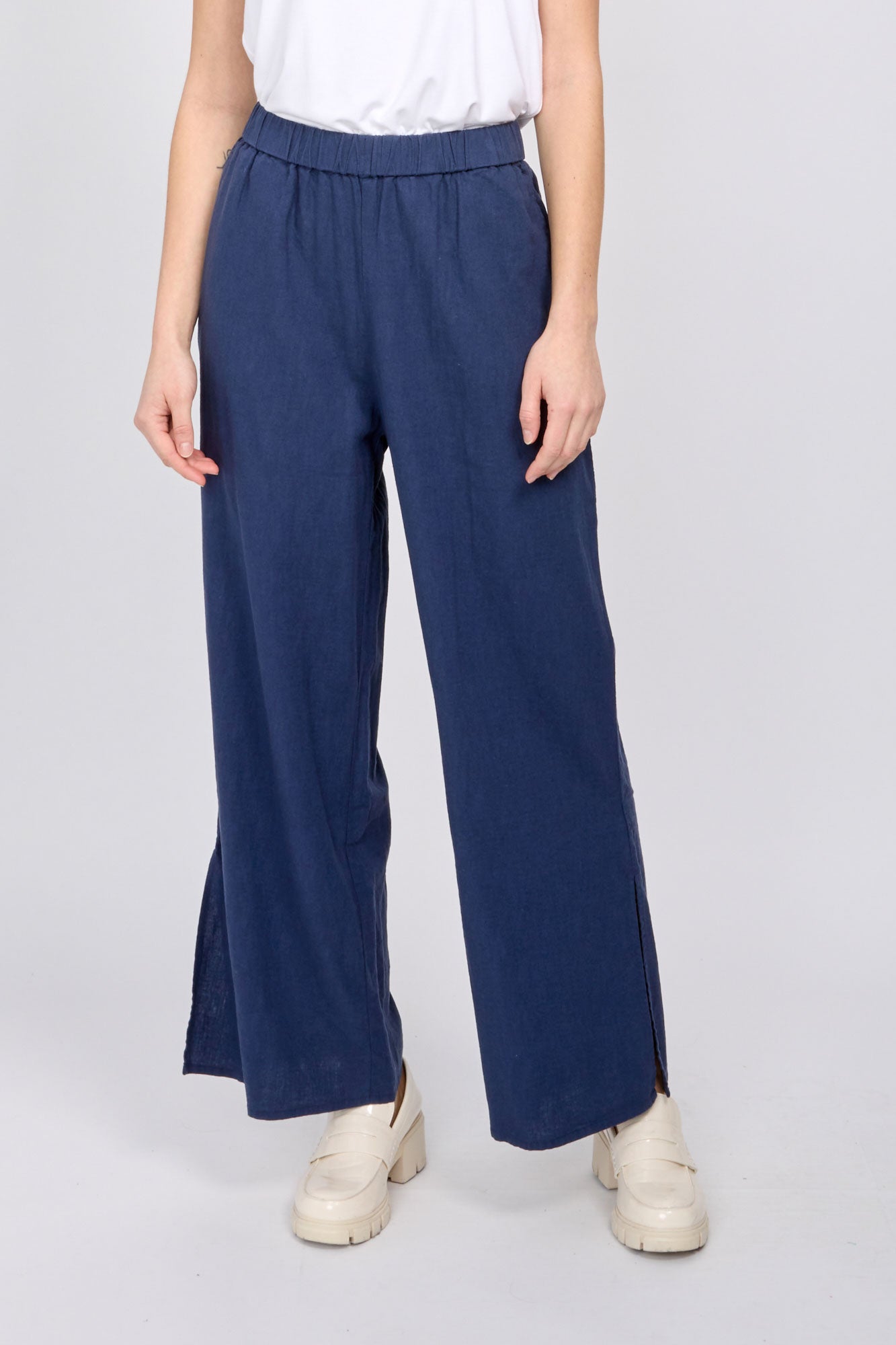 Emproved - Pull On Wide Leg Woven Pants (SP2413)