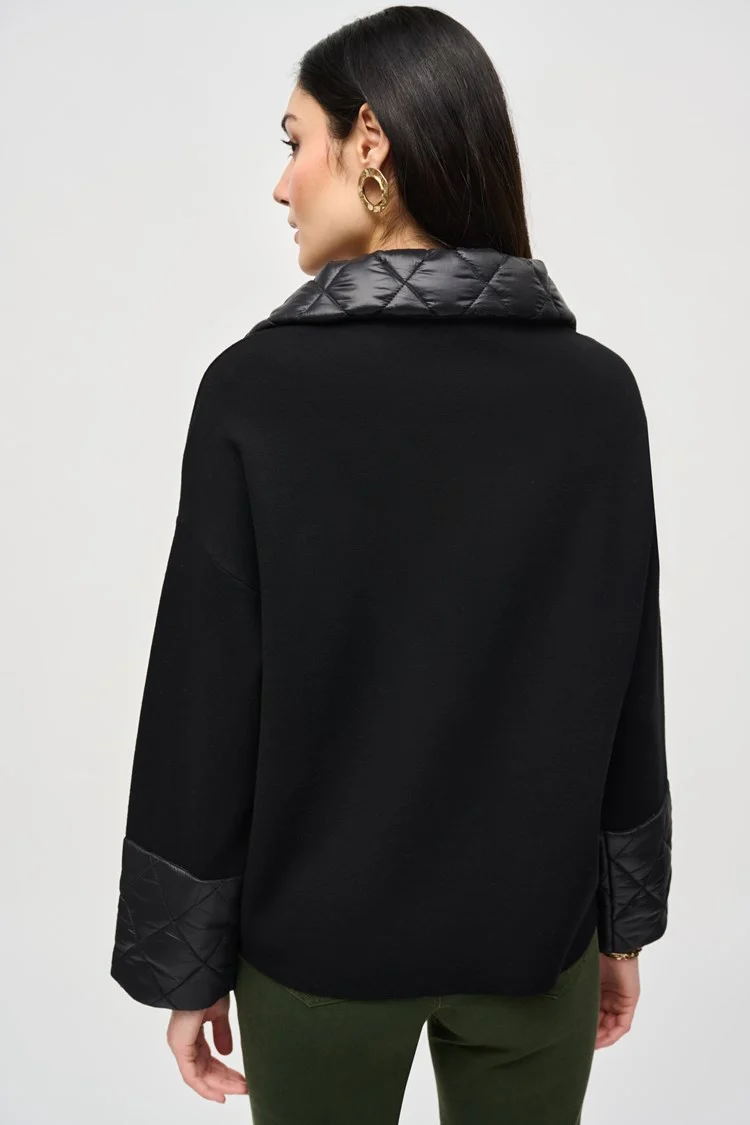 Joseph Ribkoff - Sweater Knit Zipped Jacket (243933)