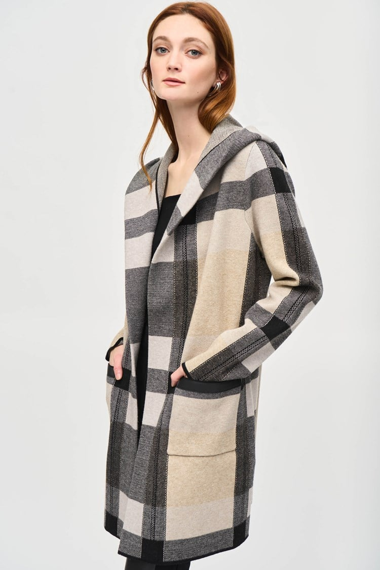 Joseph Ribkoff - Brushed Jacquard Sweater Cover Up 243925