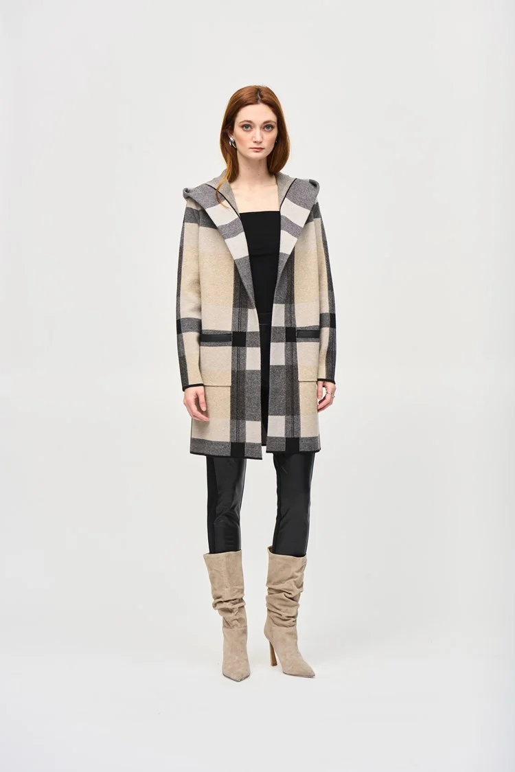 Joseph Ribkoff - Brushed Jacquard Sweater Cover Up 243925