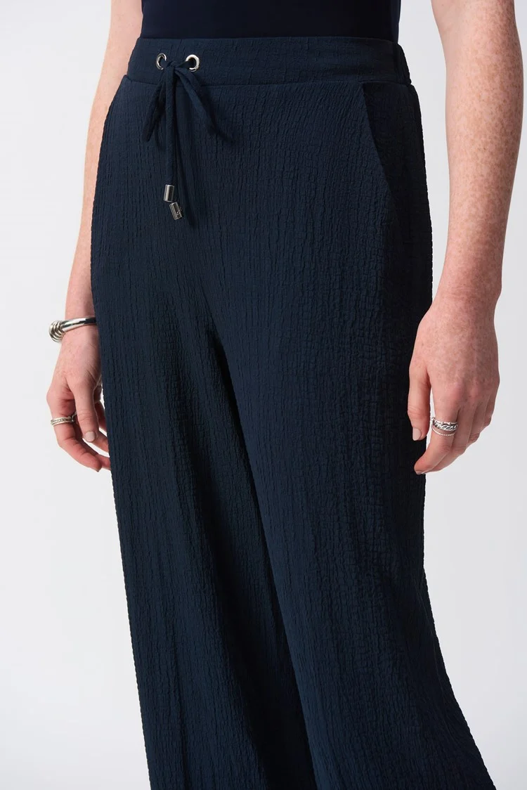 Joseph Ribkoff - Seersucker Wide Leg Pull-On Pants (251293)