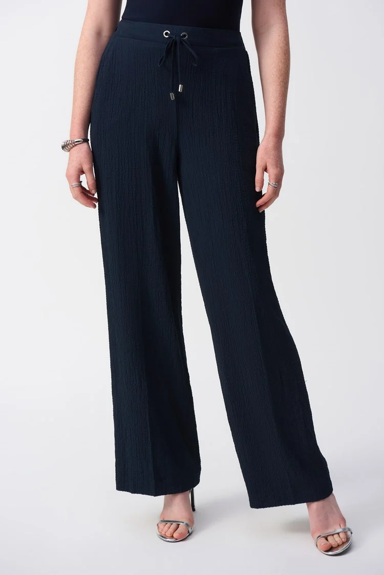 Joseph Ribkoff - Seersucker Wide Leg Pull-On Pants (251293)