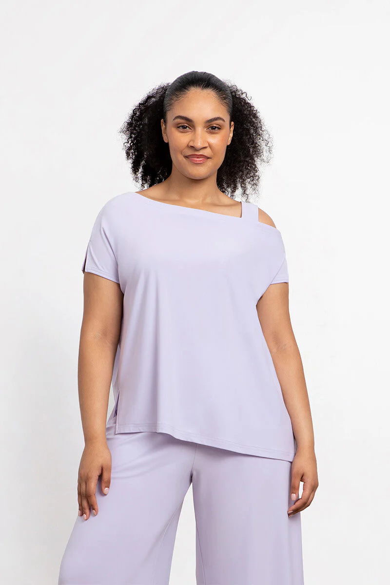 Sympli - One Shoulder Boxy Top