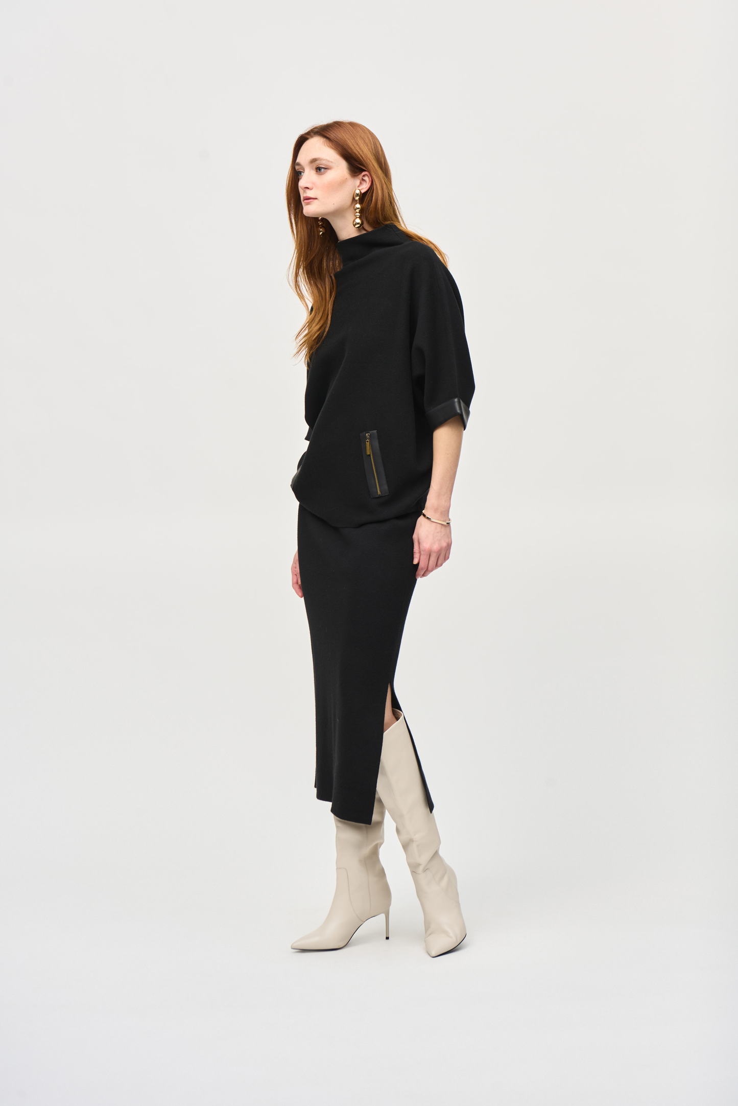 Joseph Ribkoff - Sweater Knit Midi Skirt (243967)