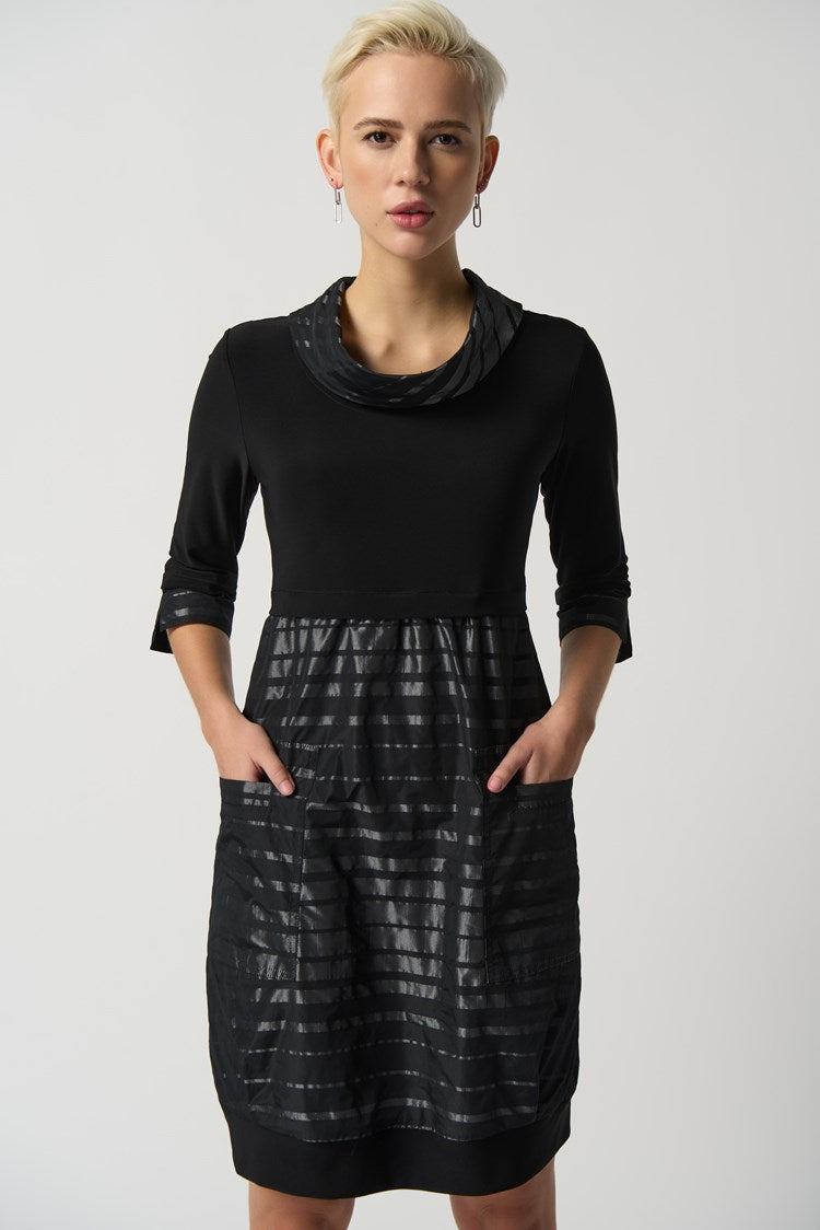 Jospeh Ribkoff - Stand Collar Cocoon Dress (233158)