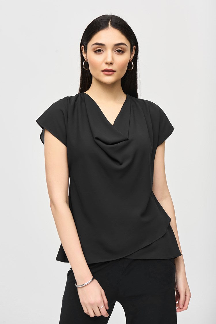 Joseph Ribkoff - Georgette Fit and Flare Layered Top (242027)