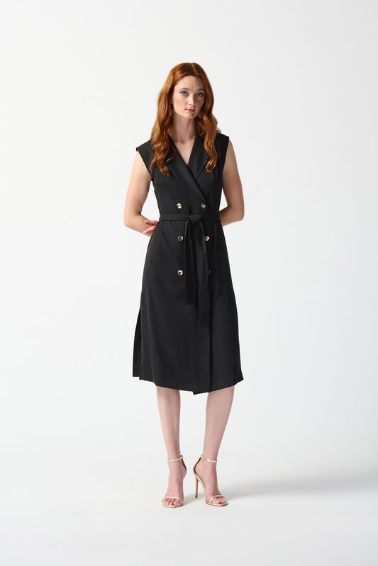 Joseph Ribkoff - Woven Sleeveless Wrap Dress (242075)