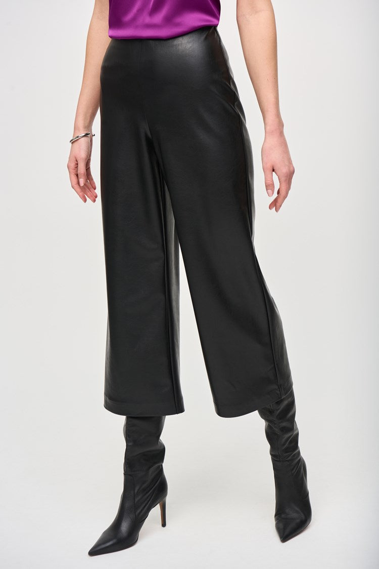 Joseph Ribkoff - Leatherette Pull-On Culotte (243042)