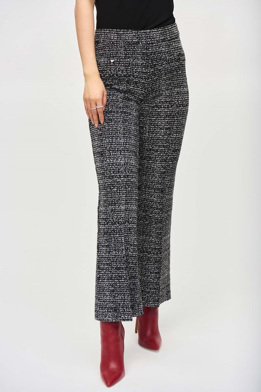 Joseph Ribkoff - Jacquard Knit Abstract Print Pants (243047)