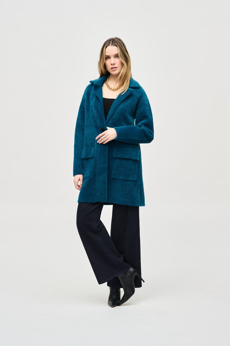 Joseph Ribkoff - Feather Yarn Sweater Coat (243922)