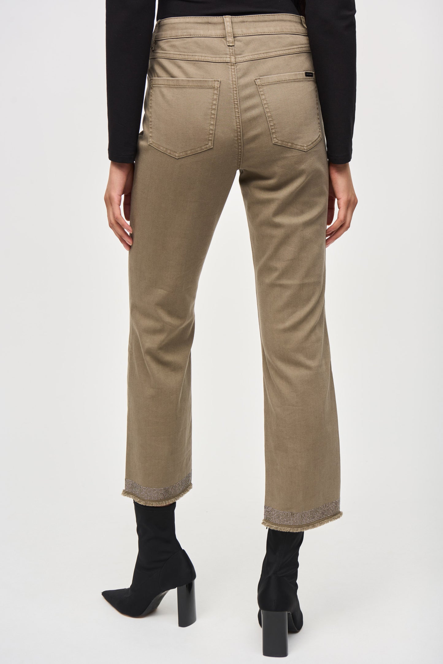 Joseph Ribkoff - Denim Straight Pants With Frayed Hem (243964)