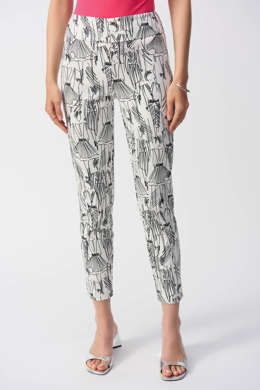 Joseph Ribkoff - Millennium Conversational Print Slim Fit Pants (251002)