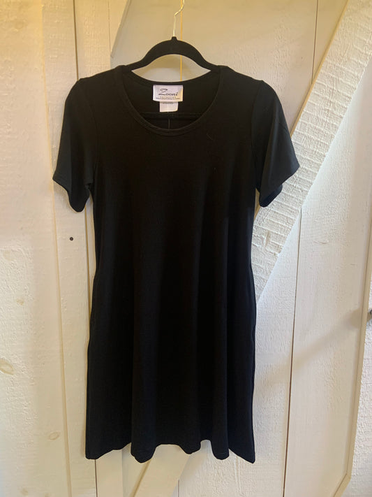 Zooni - Black T-Shirt Dress