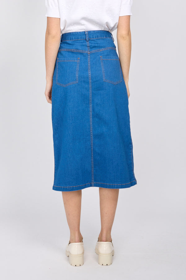 Emproved - A-Line Denim Long Skirt (SP2494)