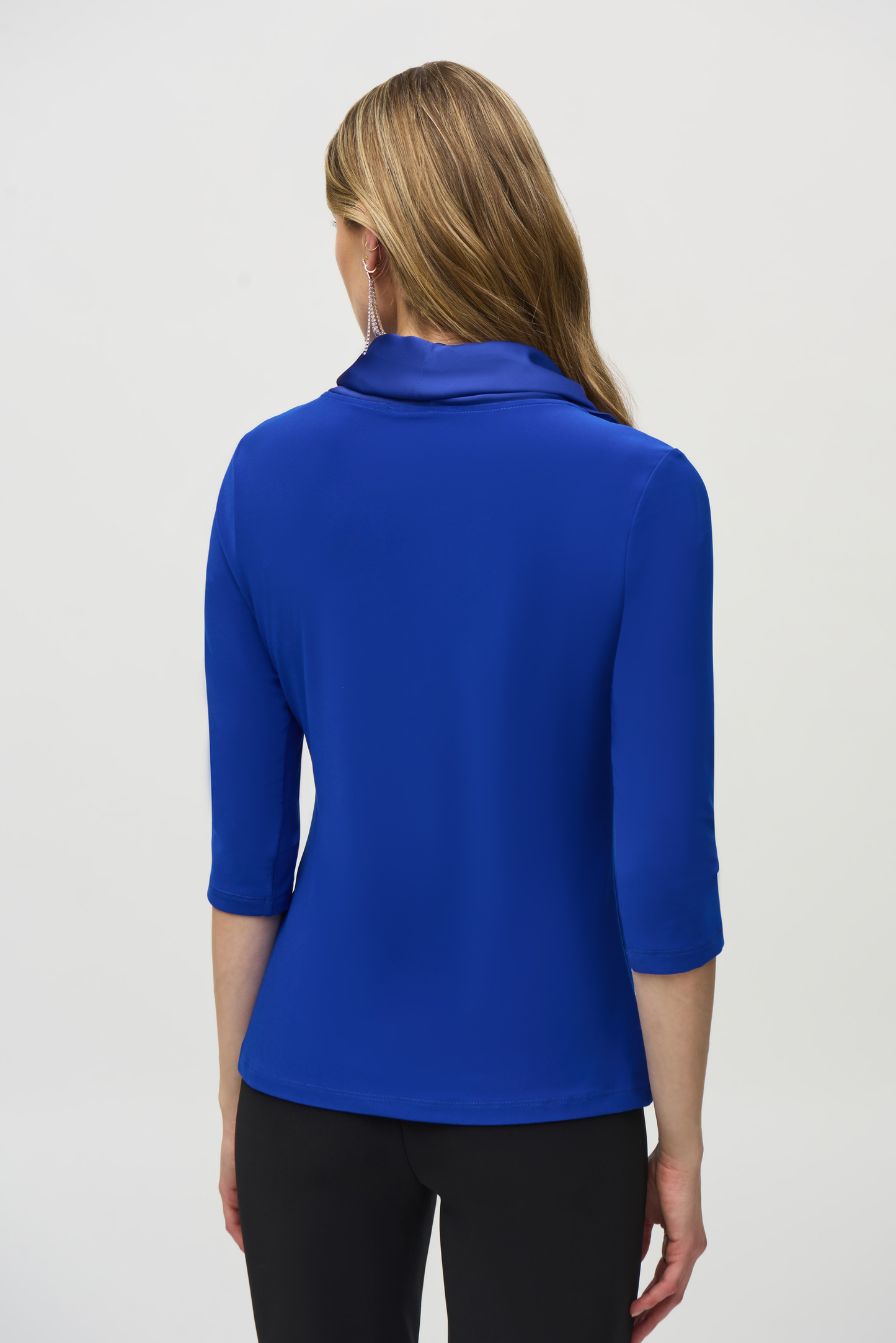 Joseph Ribkoff - Silky Knit And Satin Fitted Top (244106)