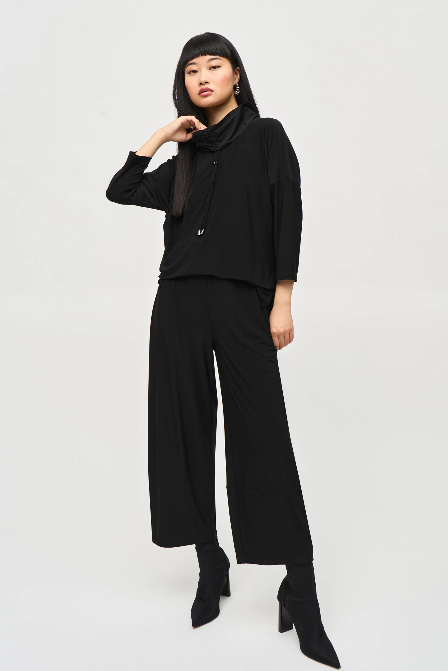 Joseph Ribkoff - Silky Knit Cropped Jumpsuit (243137)