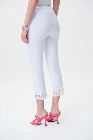 Joseph Ribkoff Embellished Hem Pants Style 231154